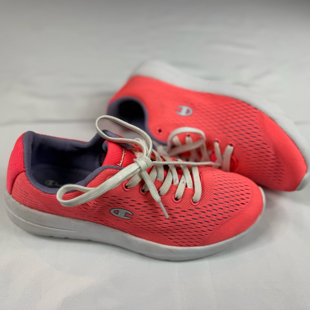 Champion Kids' Coral and White Sneakers